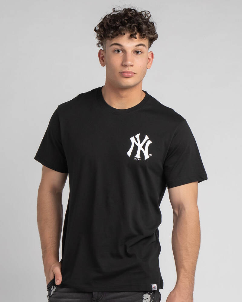 Majestic Jeaner NY Yankies T-Shirt for Mens