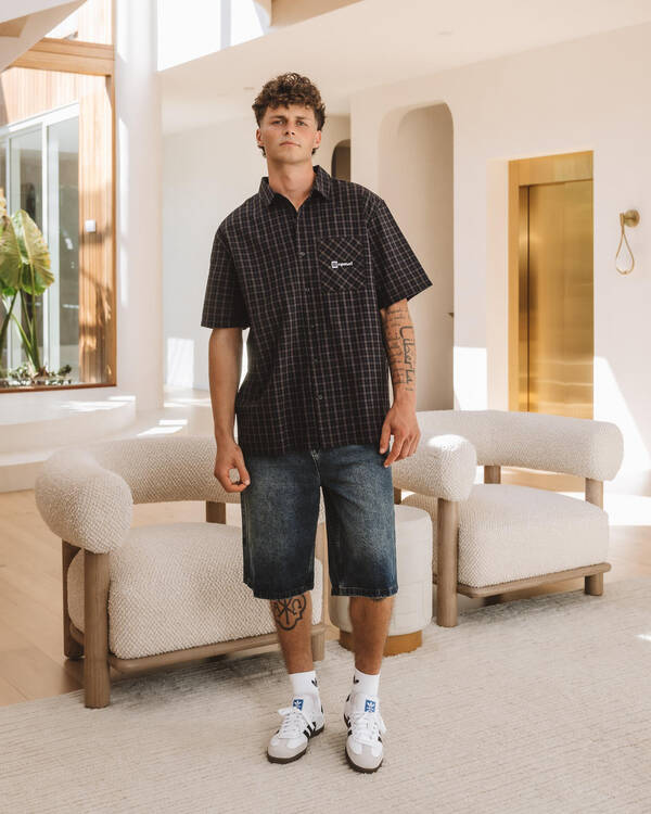 Rip Curl Super Computer Short Sleeve Shirt for Mens