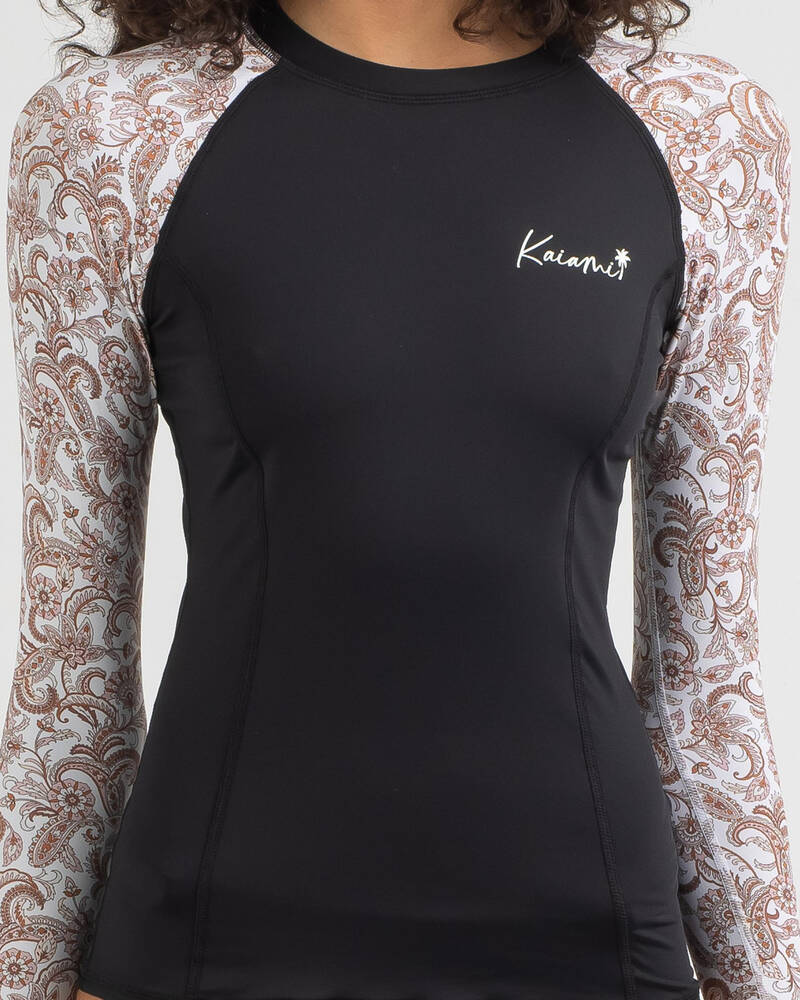 Kaiami Zadie Long Sleeve Rash Vest for Womens image number null