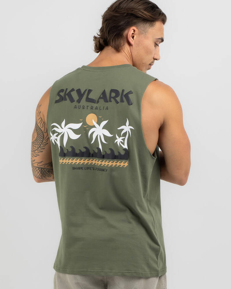 Skylark Vacation Muscle Tank for Mens