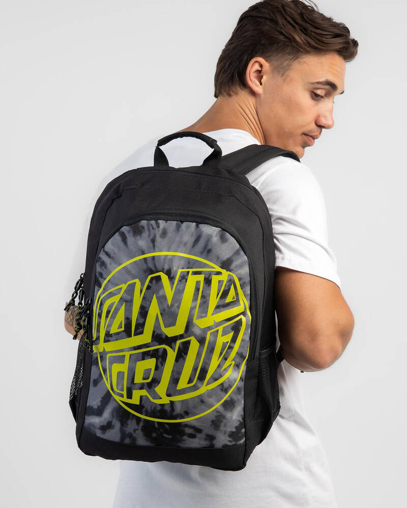 Santa Cruz Fish Eye Dot Tie Dye Backpack for Mens