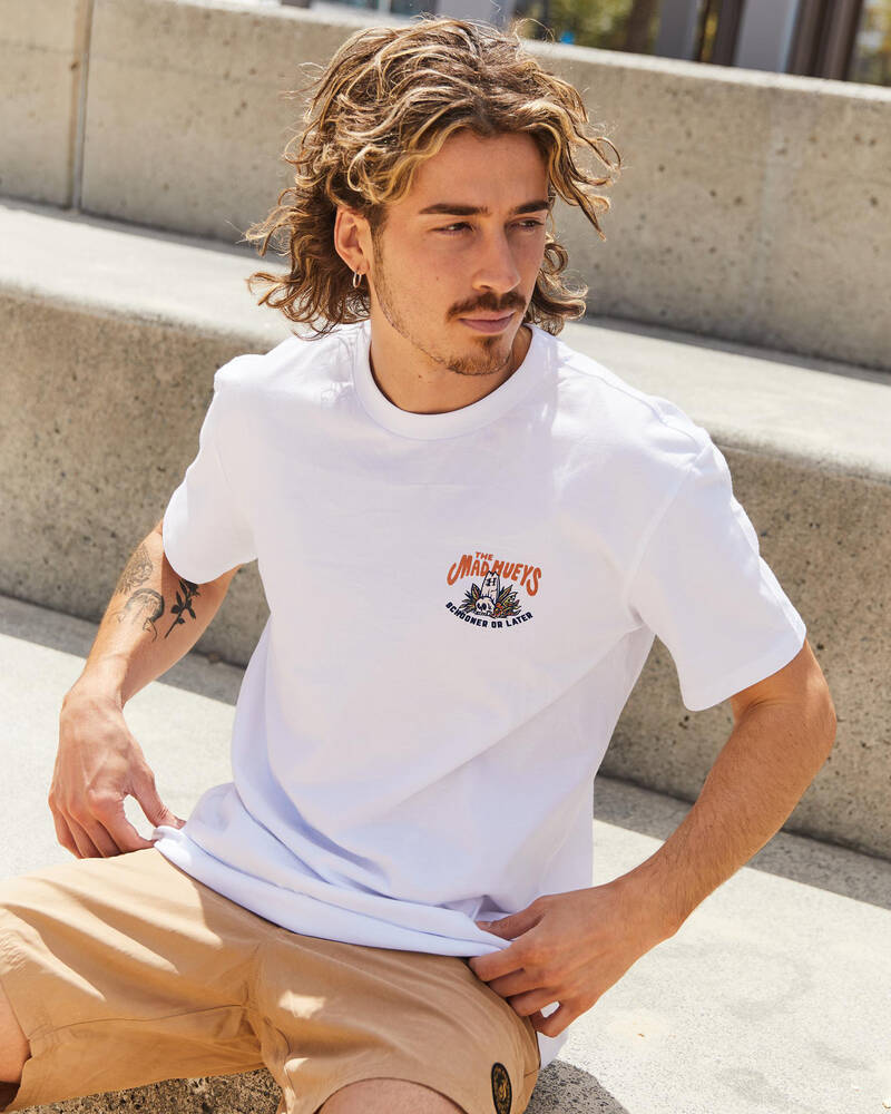 The Mad Hueys Schooner Or Later T-Shirt for Mens