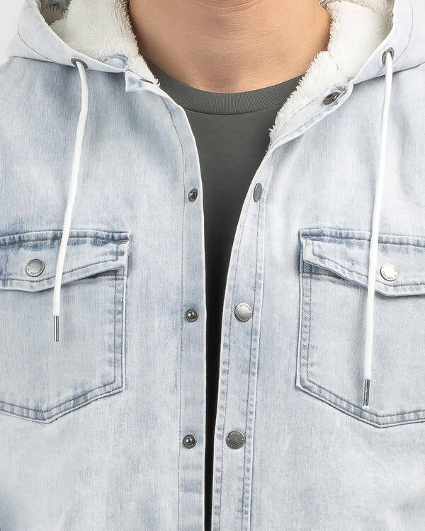 Skylark Lunar Long Sleeve Hooded Shirt for Mens