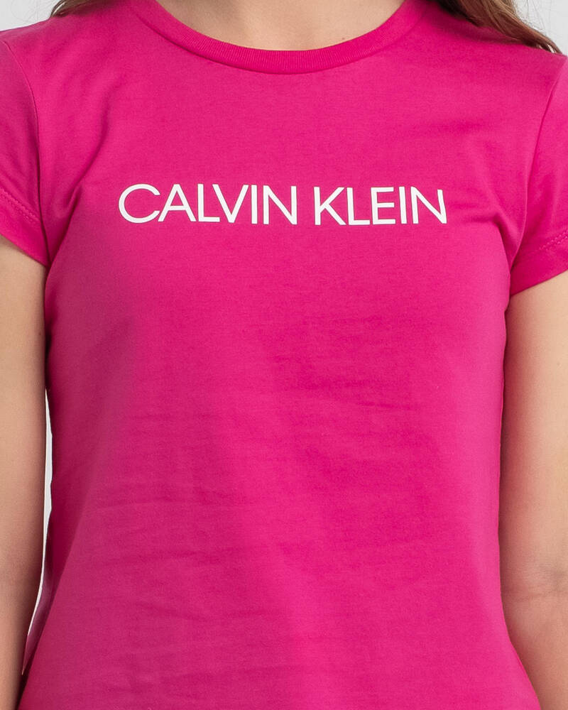 Calvin Klein Girls' Institutional T-Shirt for Womens