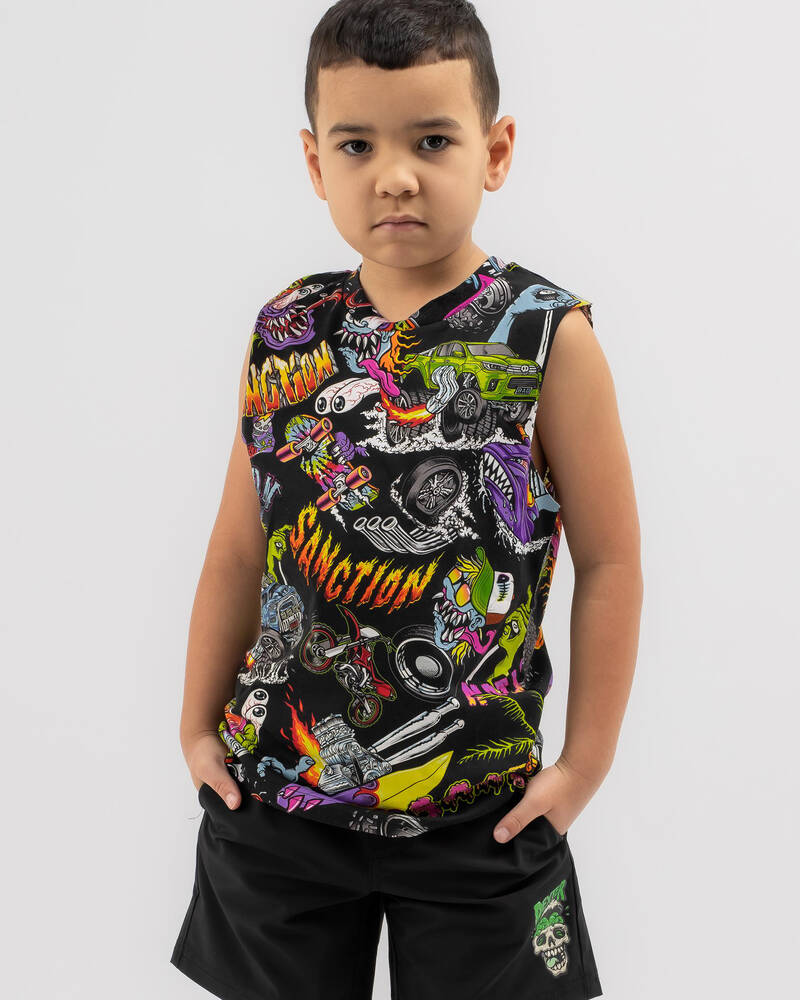 Sanction Toddlers' Monstered Muscle Tank for Mens