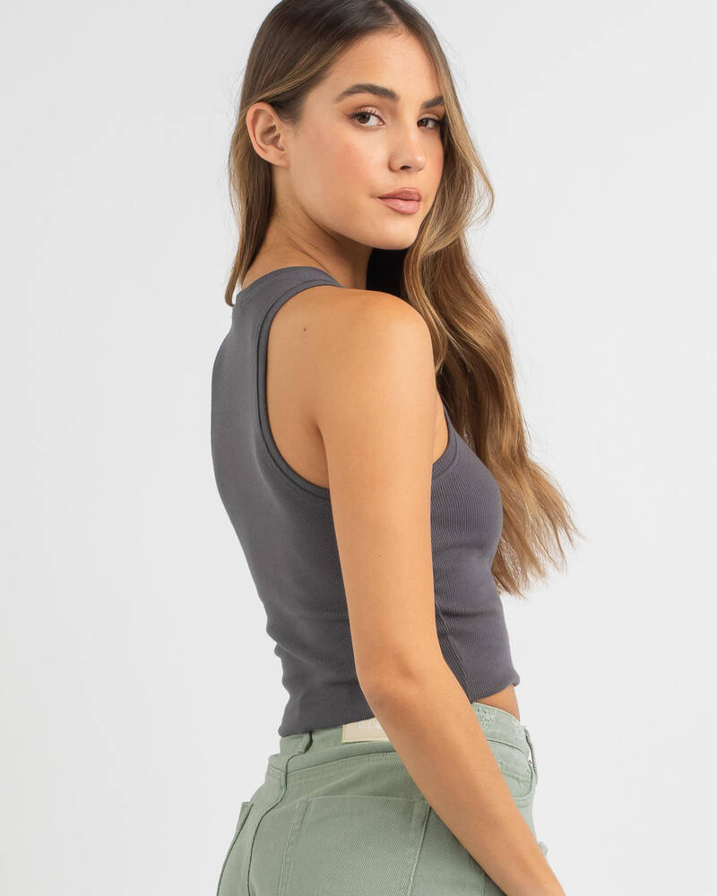 Mooloola Basic Rib Tank Top for Womens