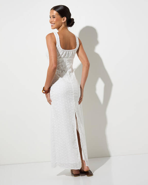 Rhythm Gigi Gathered Maxi Dress for Womens