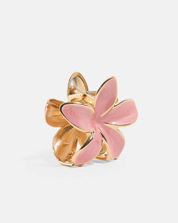 Frangipani Pearl Hair Claw Clip, 04, hi-res