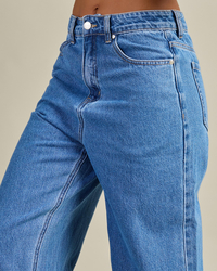 Afends Bella Wide Leg Baggy Jean for Womens image number null