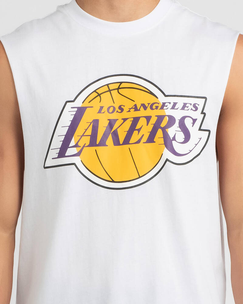 Mitchell & Ness LA Lakers Retro Repeat Muscle Tank for Mens