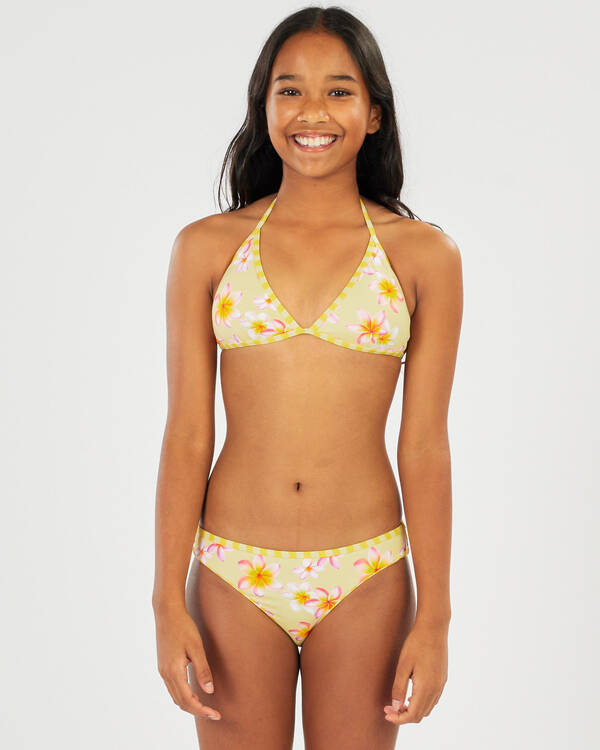 Kaiami Girls' Aurelie Fixed Triangle Bikini Set for Womens