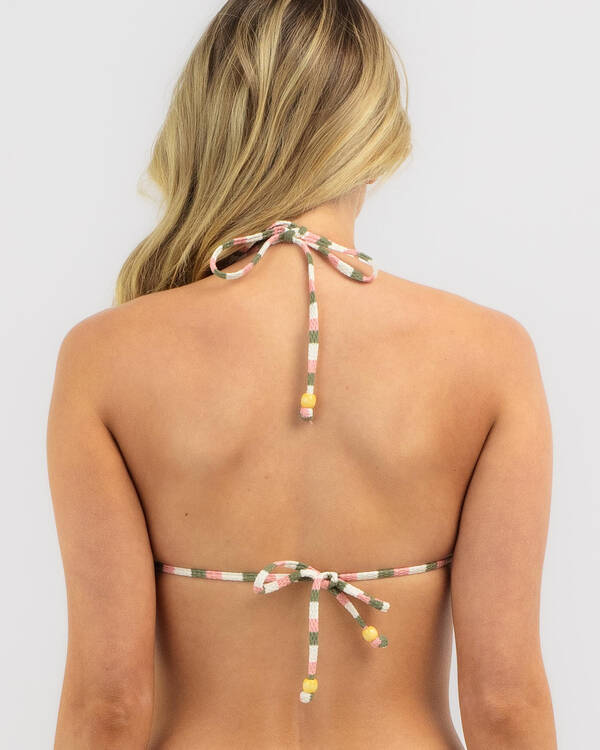 Roxy Sadia Tiki Triangle Bikini Top for Womens