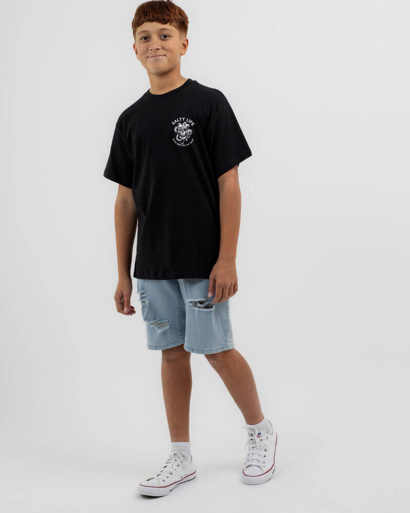 Salty Life Boys' Seafarer T-Shirt for Mens