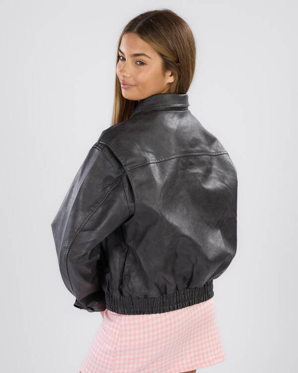 Ava And Ever Girls' Brando 2.0 Faux Leather Jacket for Womens