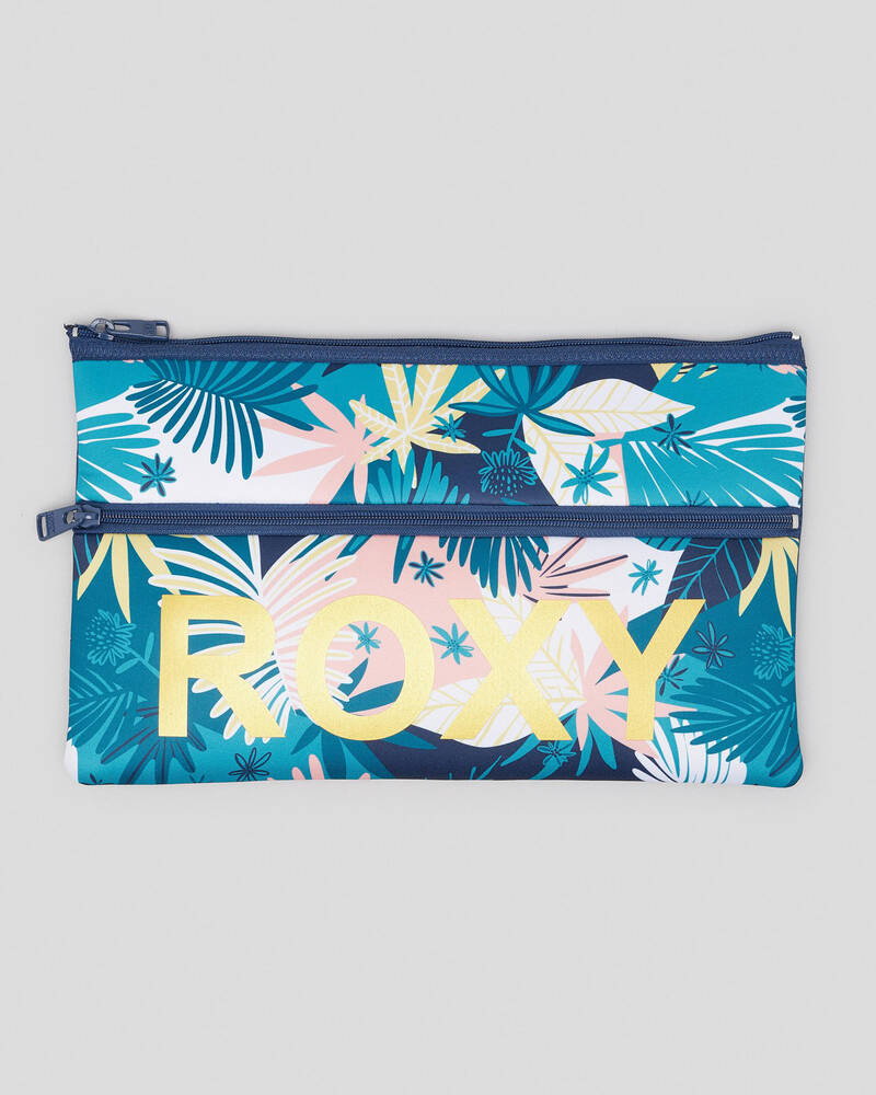 Roxy White Shoulder Pencil Case for Womens