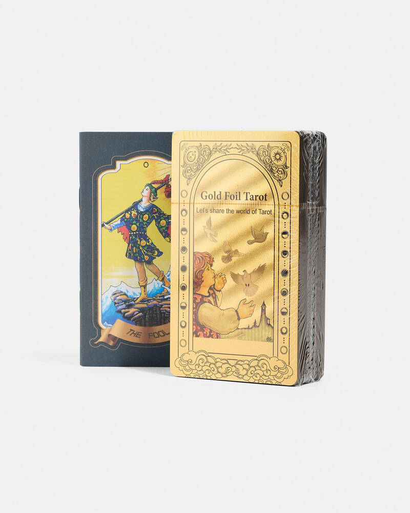 Get It Now Gold Foil Tarot Card Pack for Womens