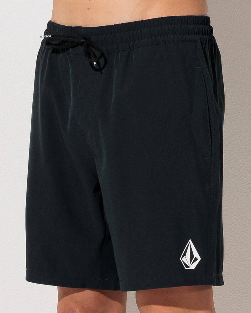 Volcom Stones Elastic Waist Hybrid Shorts for Mens