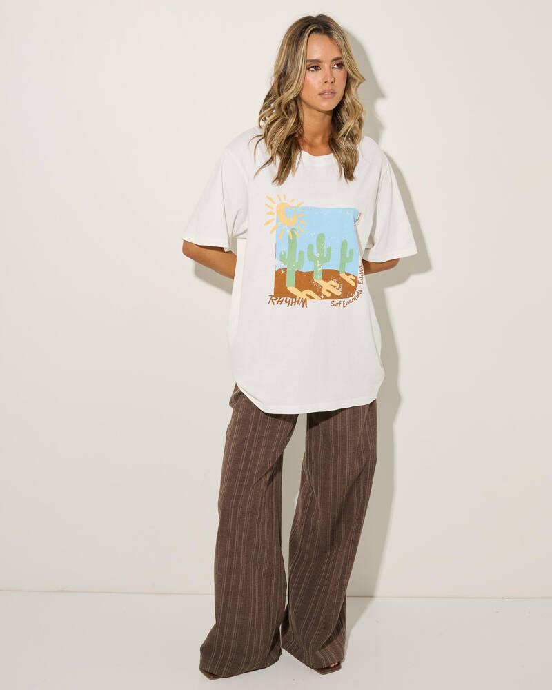 Rhythm Vintage Desert Oversized T-Shirt for Womens