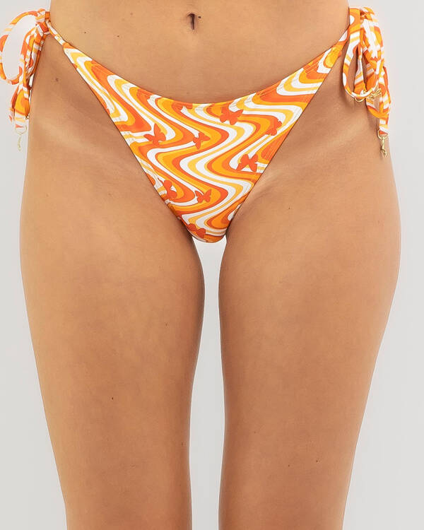 Kaiami Yvonne Classic Tie Side Bikini Bottom for Womens