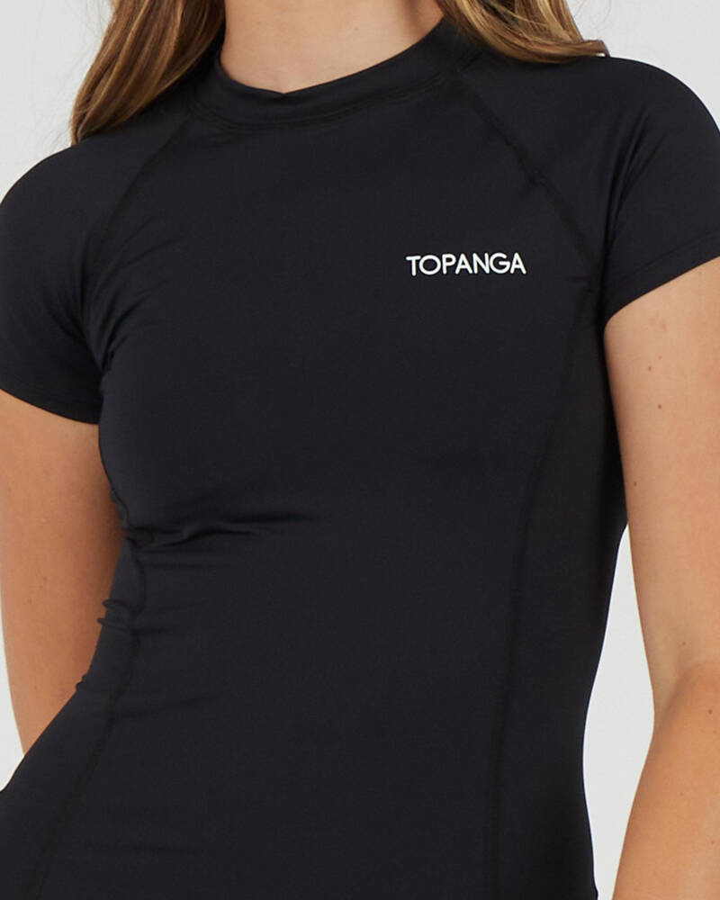 Topanga Girls' Vital Short Sleeve Rash Vest Set for Womens