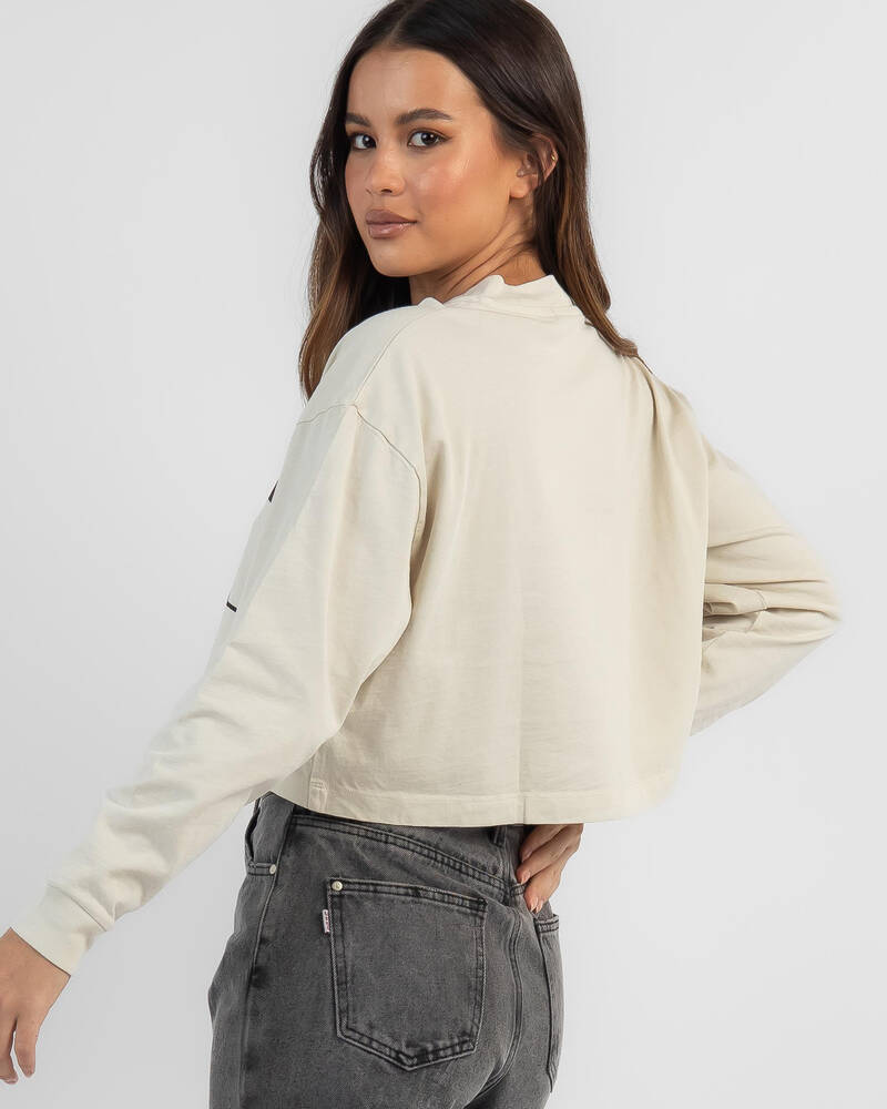 Calvin Klein Monologo Long Sleeve T-Shirt for Womens