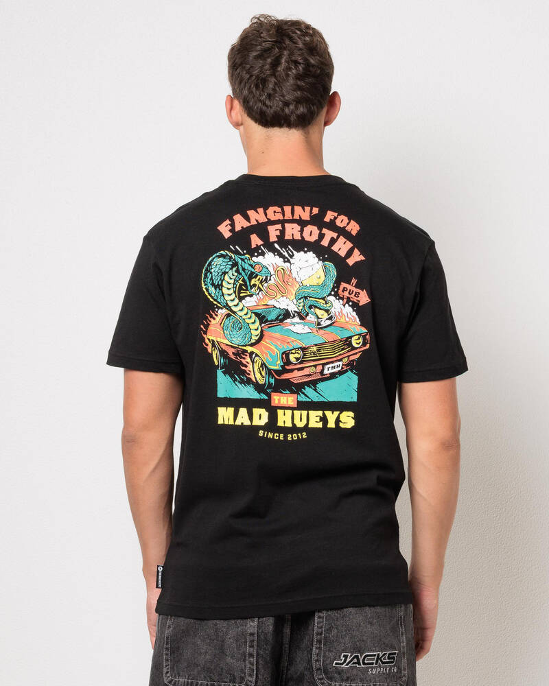 The Mad Hueys Frothy Fanging T-Shirt for Mens