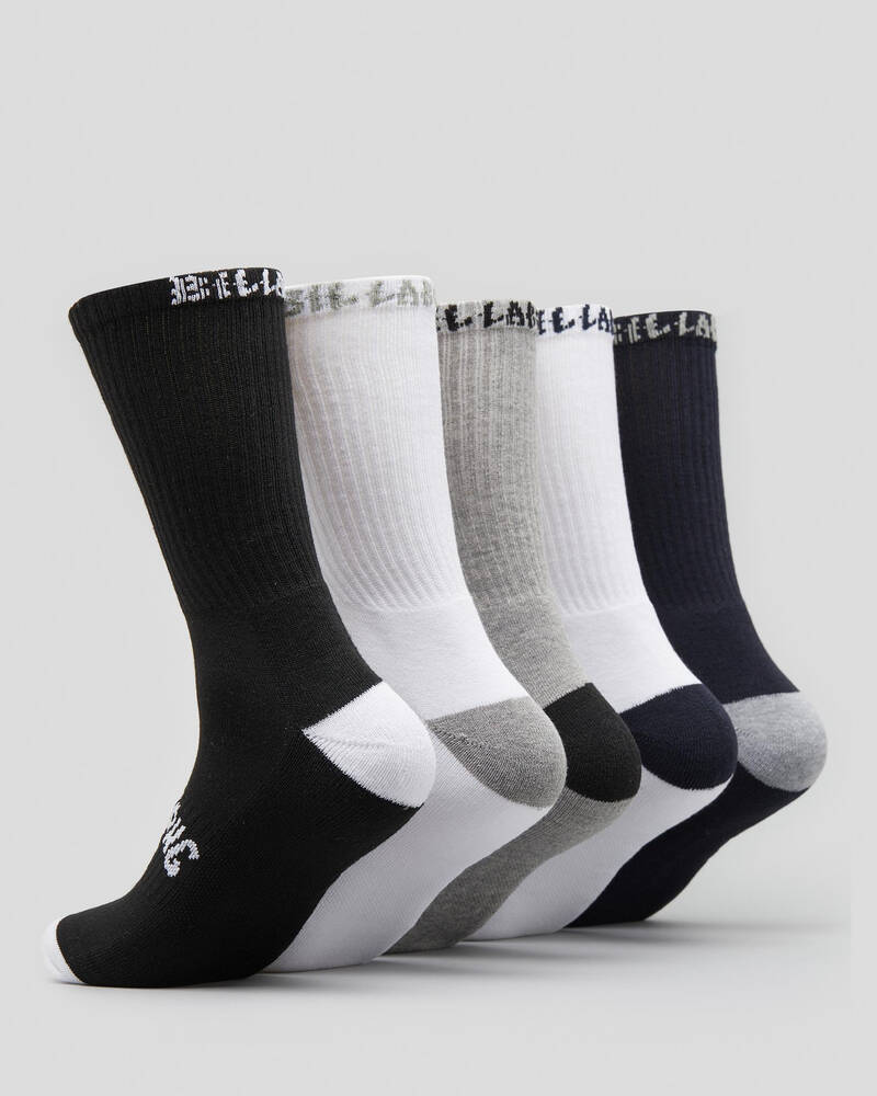 Billabong Sports Socks 5 Pack for Mens