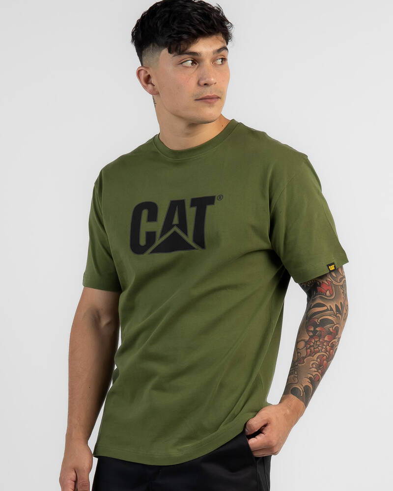 Cat TM Logo T-Shirt for Mens