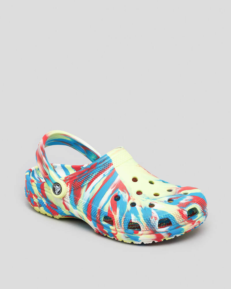 Crocs Classic Marbled Clogs for Unisex
