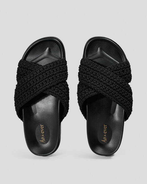 Ava And Ever Crete Crochet Flatform Shoes for Womens