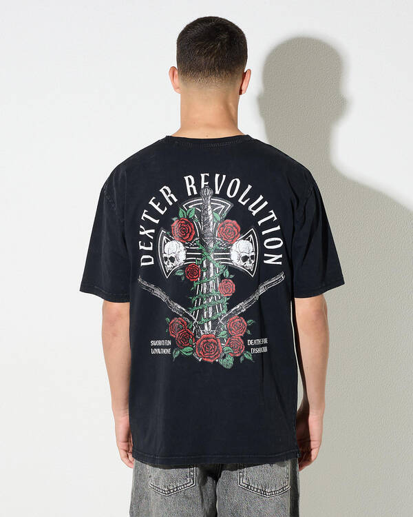 Dexter Crimson Grave T-Shirt for Mens