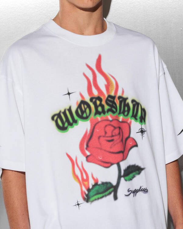 Worship Supplies Anderson Box Crop T-Shirt for Mens