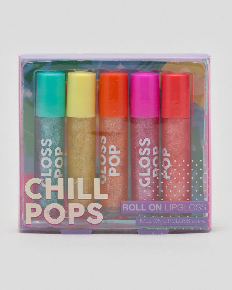 Get It Now Chill Pops Rolls On Lip Gloss Pack for Womens
