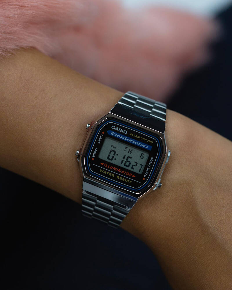 Casio Vintage Silver Watch for Womens image number null