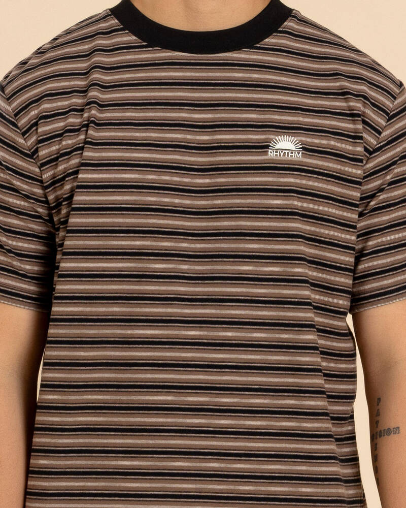 Rhythm Vintage Stripe T-Shirt for Mens