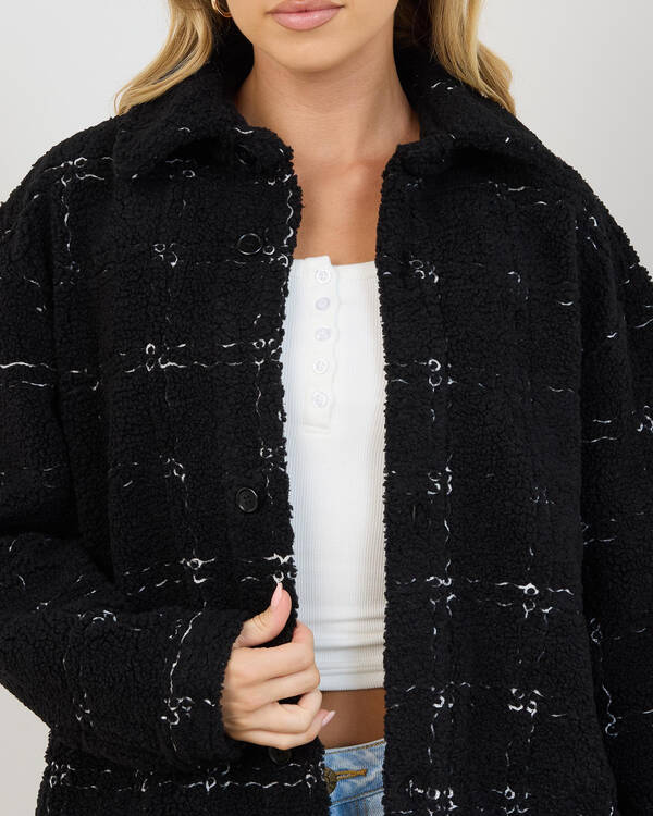 Rusty Alma Sherpa Jacket for Womens