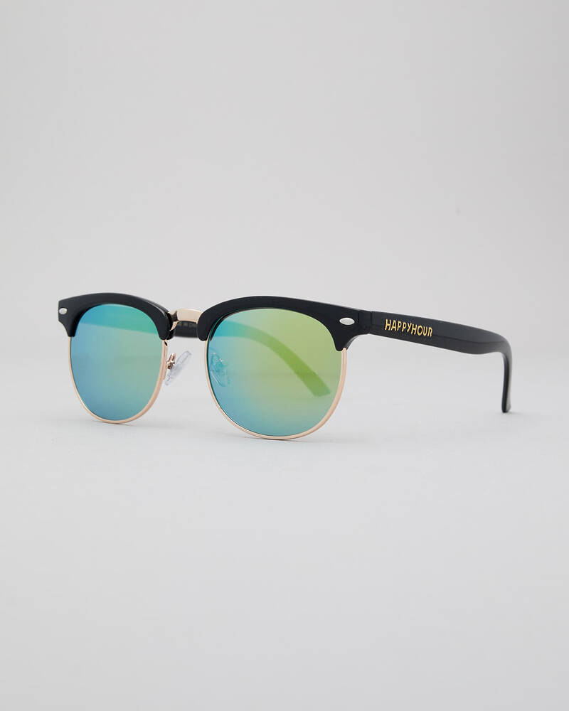 Happy Hour G2's Black Gold Mirror Sunglasses for Mens