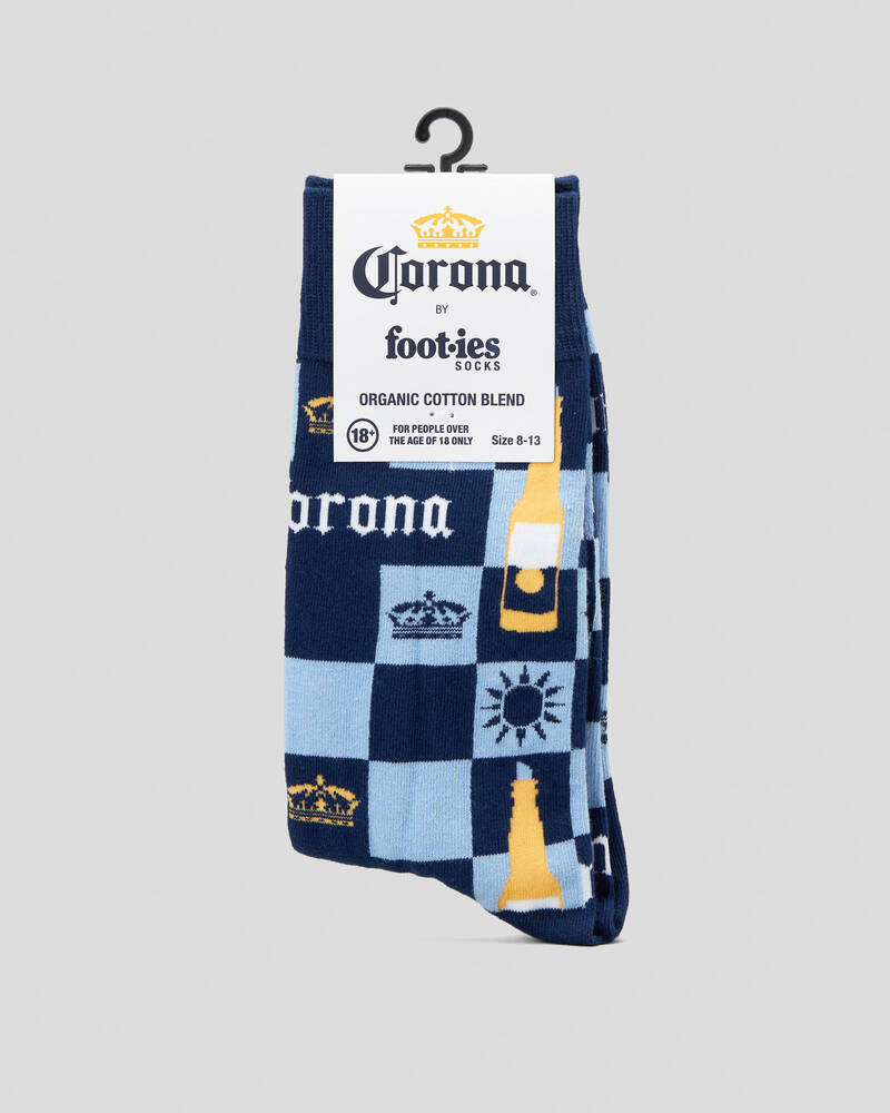 FOOT-IES Corona Checkmate Socks for Mens