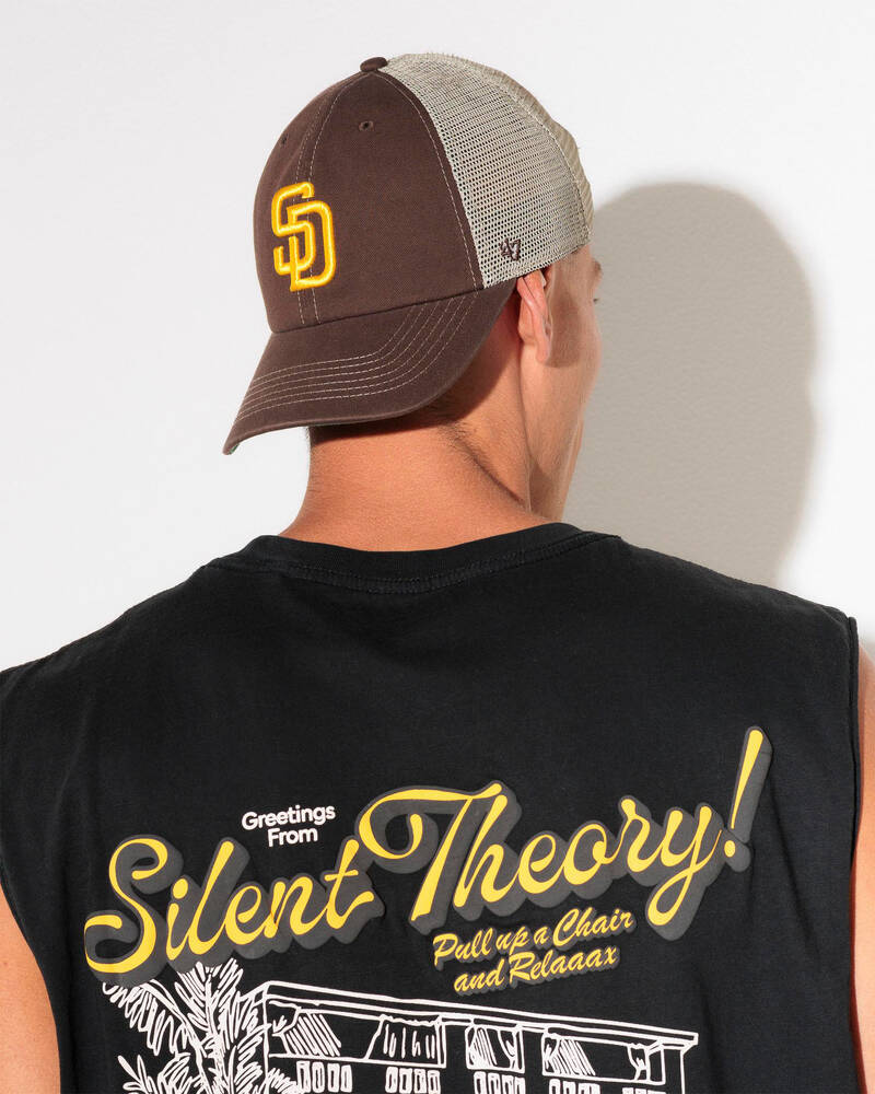 Forty Seven San Diego Padres Well Worn Trawler Clean Up Trucker Cap for Mens