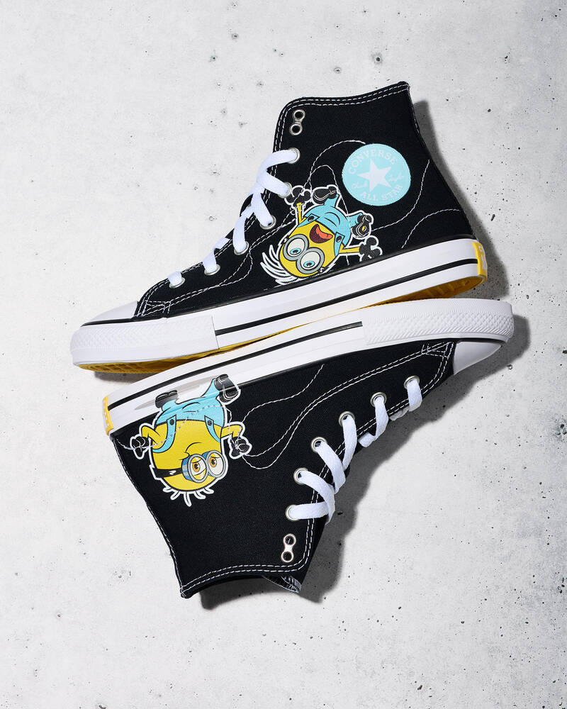 Converse Boys' Minions Chuck Taylor All Star Hi Tops Shoes for Mens