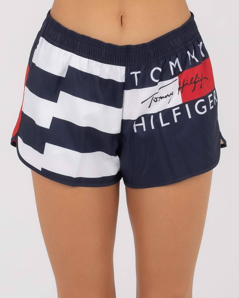 Tommy Hilfiger Logo Board Shorts for Womens