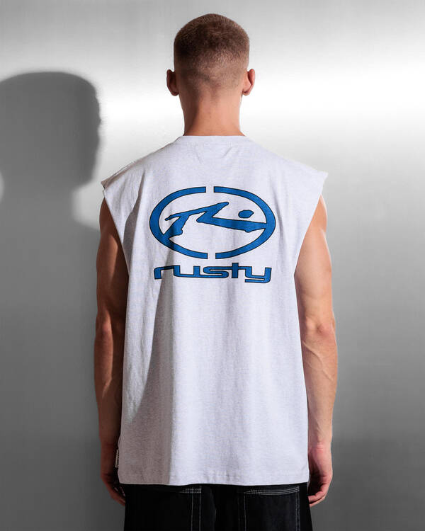 Rusty Turbo Muscle Tank for Mens