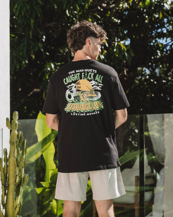 The Mad Hueys Skull Anchor Volley Shorts for Mens