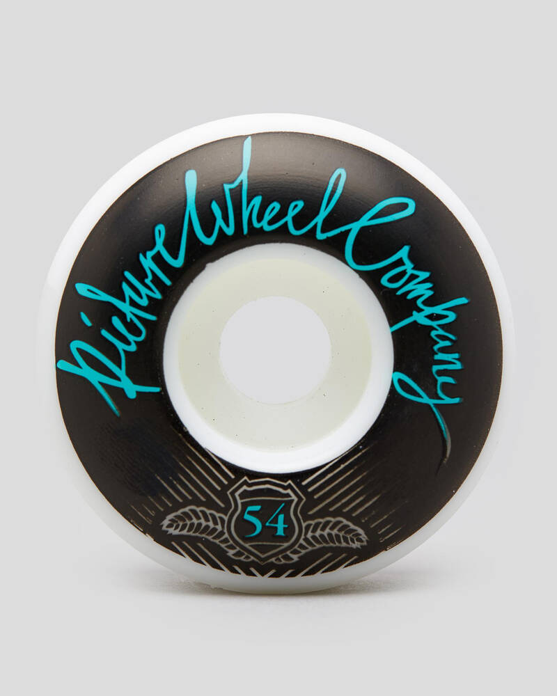 Shop Picture Wheel Company POP 54mm Skateboard Wheels In Teal Fast Shipping & Easy Returns