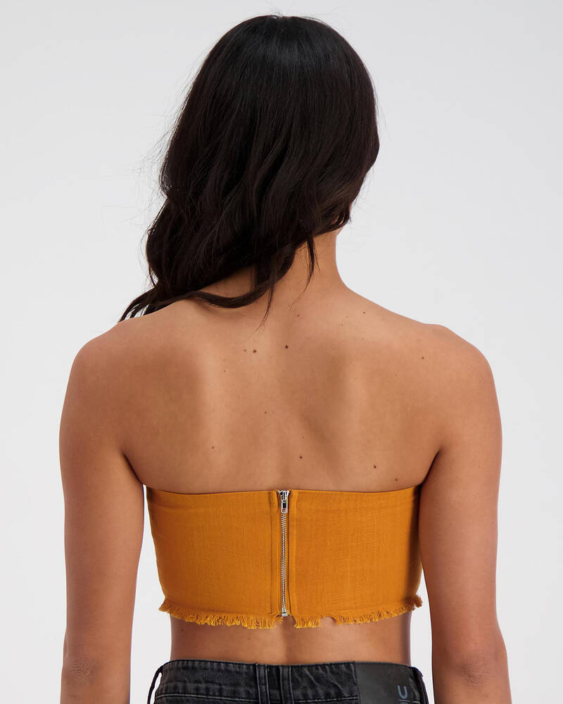 Mooloola Bayside Frill Tube Top for Womens