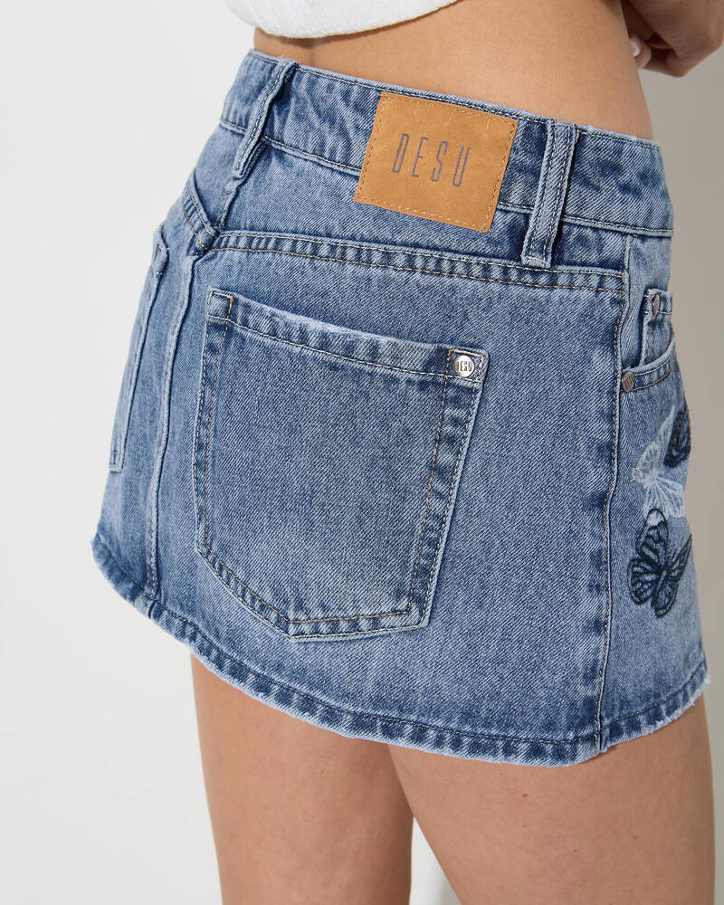 DESU Izaria Denim Skort for Womens