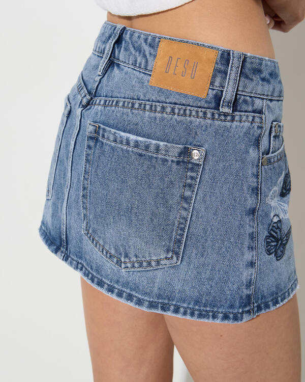 DESU Izaria Denim Skort for Womens