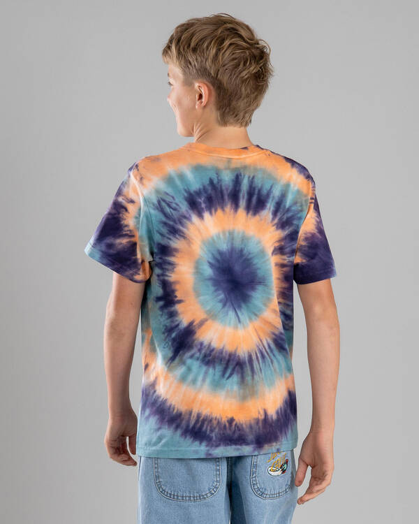 Santa Cruz Boys' Check Waste Dot Mono Front T-Shirt for Mens