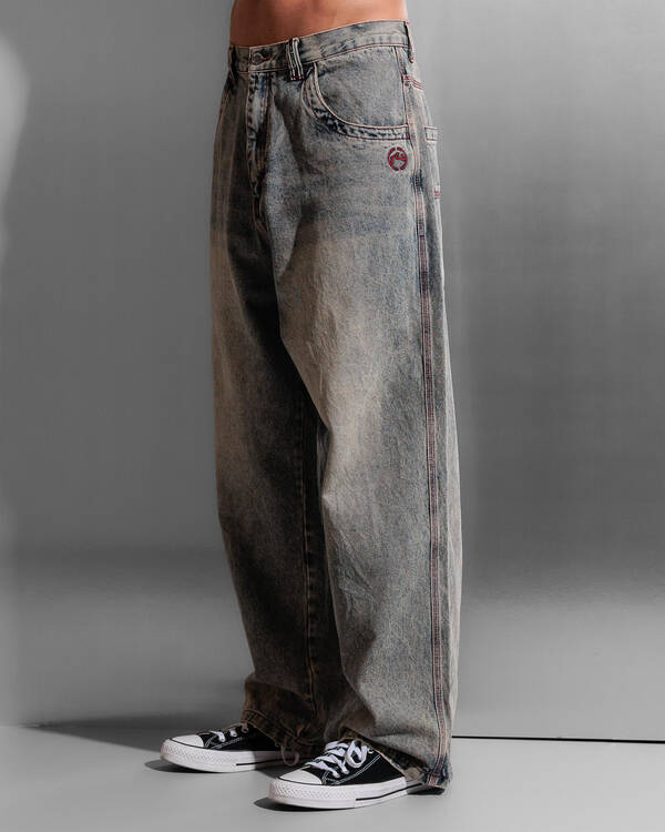 Rusty Redemption Baggy Jeans for Mens