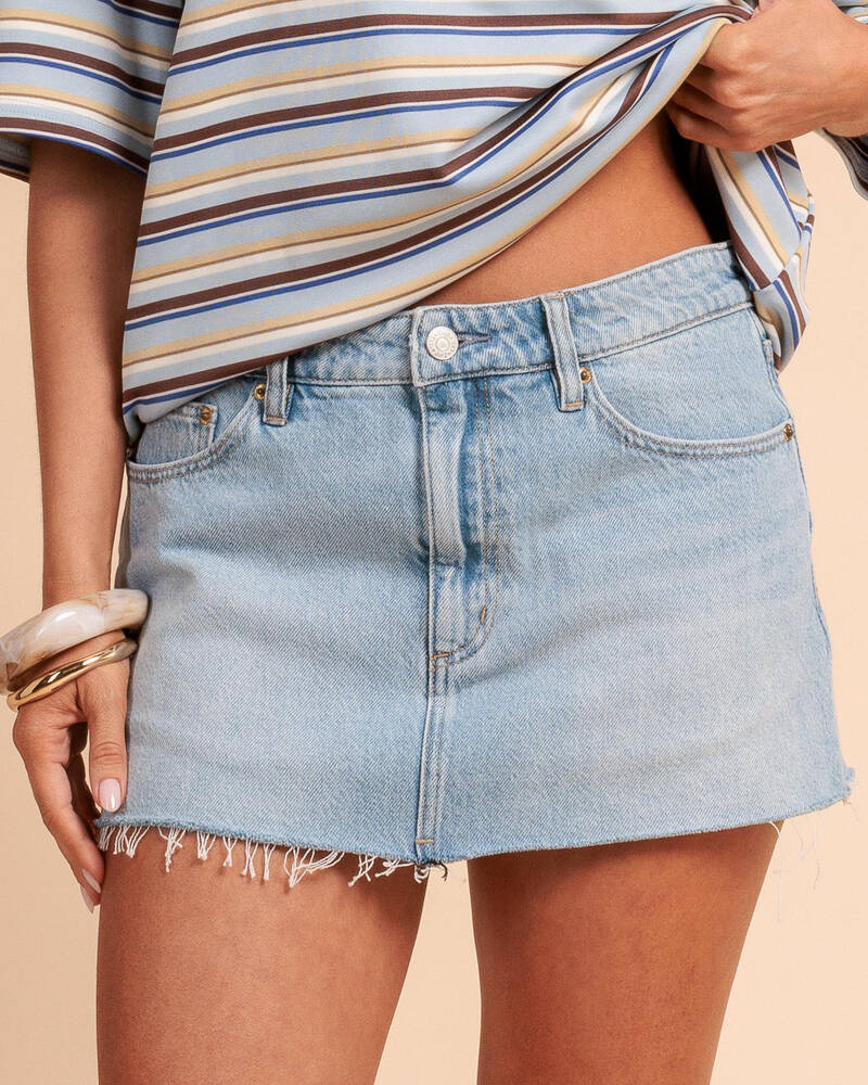 Lee Low Relaxed Mini Skirt for Womens